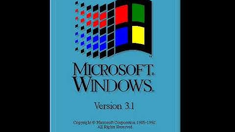 Windows 3.1 (Startup & Shutdown sound)