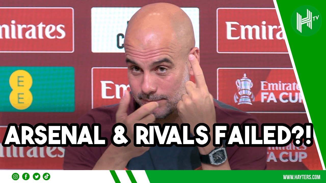 Arsenal & rivals FAILURES?! Pep on the number of managerial changes ...