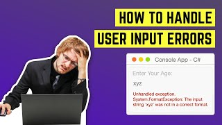 Details How To Handle User Input Errors | Console App | C# | Mini Bytes | Tamil Update