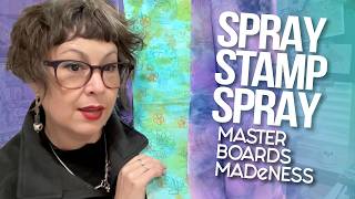 ⚪️ SPRAY It, STAMP It and STAMP Some More! Mixed Media Master Boards