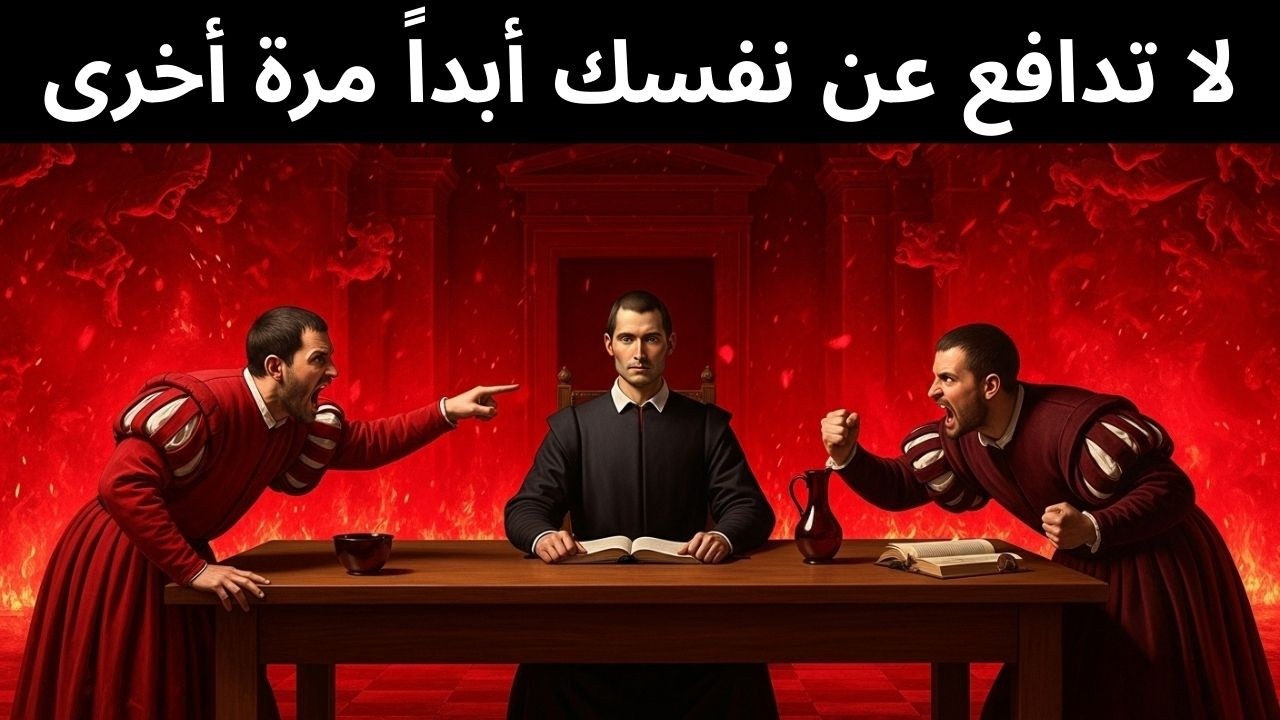 لا تدافع عن نفسك أبداً مرة أخرى: استراتيجية مكيافيللي للهيمنة على الصراعات