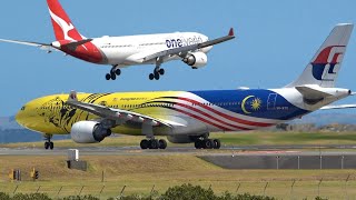 Auckland Airport Akl Plane Spotting, New Zealand Takeoffs And Landings Runway 23L