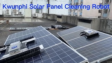 Kwunphi Completely Autonomous work Solar Cleaning Robot & No Labor needed  #solarcleaningrobot#