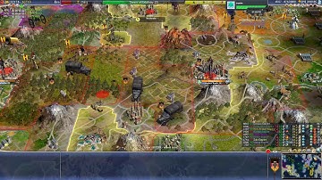 Idiotically Playing Civ IV Caveman2Cosmos V38 SVN9916 Diety (L08E051) Bismark Finale