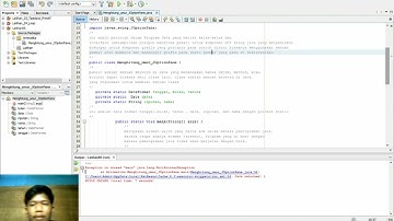 menjelaskan setiap source code di NETBEANS dan flowchart (UTS PBO)