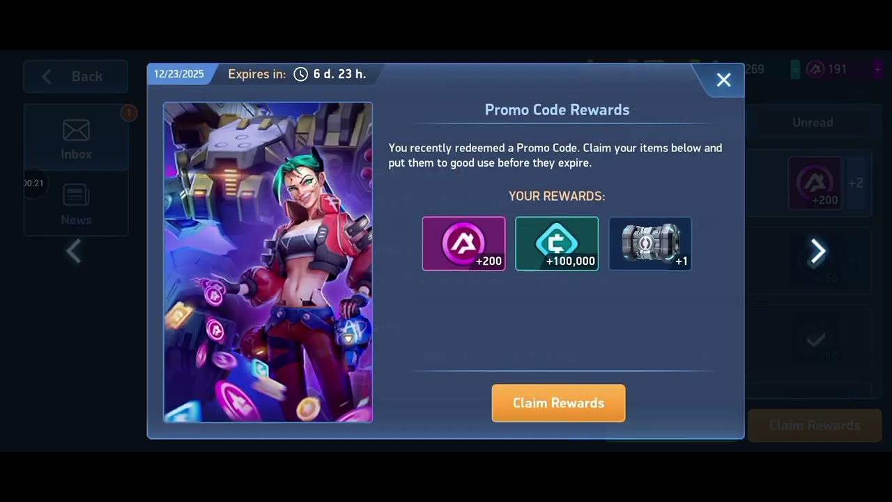 Free Christmas 🌲 promo code rewards 🎊#mecharena #gaming - YouTube