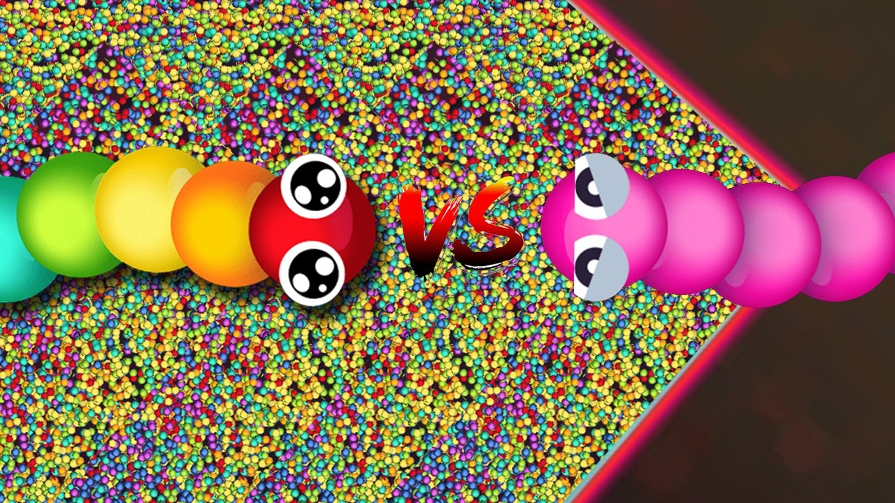 OMG 🐍 KING SNAKE PINKY 🆚 KRAZY RAINBOA 🐍 BEST EPIC SNAKE IO GAMEPLAY 🐍 #snakeio