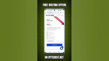 FREE FREE FREE 📣 CLOUD HOSTING FREE 🚀 GRAB THE DEAL FAST ON RYTEHOST 🌐 #webhosting #hosting