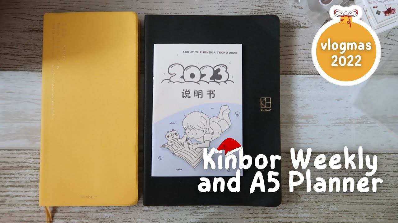 2023 Line Up Unboxing KINBOR Vertical Weekly and A5 Planner