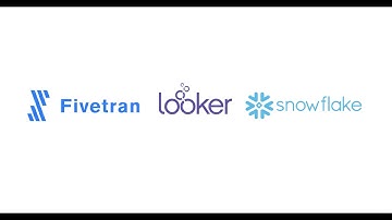 The Modern Data Stack: Fivetran + Looker + Snowflake