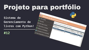 Como criar um Sistema de Gerenciamento de livros com Python! #python  #12