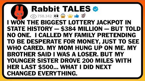 I Won The Biggest Lottery Jackpot In State History — $384 Million — But Told No One.  I Called My...