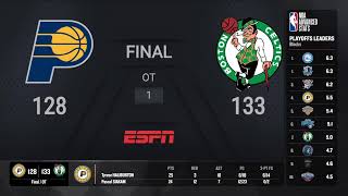 Pacers @ Celtics Game 1 | #NBAConferenceFinals presented by Google Pixel on ESPN Live Scoreboard