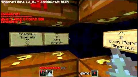 How to get out of the map on Zombiecraft