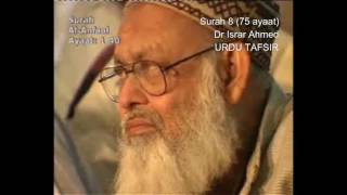 8 Surah Anfal Dr Israr Ahmed Urdu