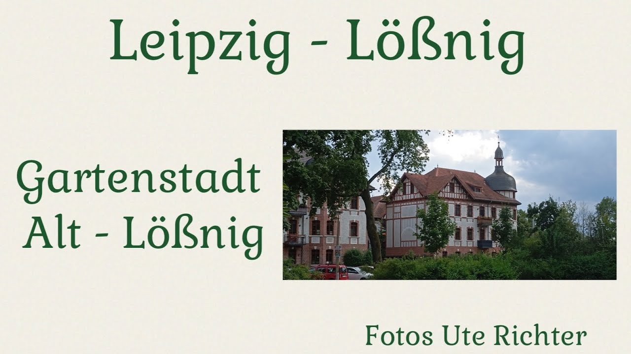 Leipzig Lößnig, Gartenstadt Alt Lößnig YouTube