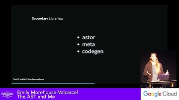 Emily Morehouse-Valcarcel: The AST and Me