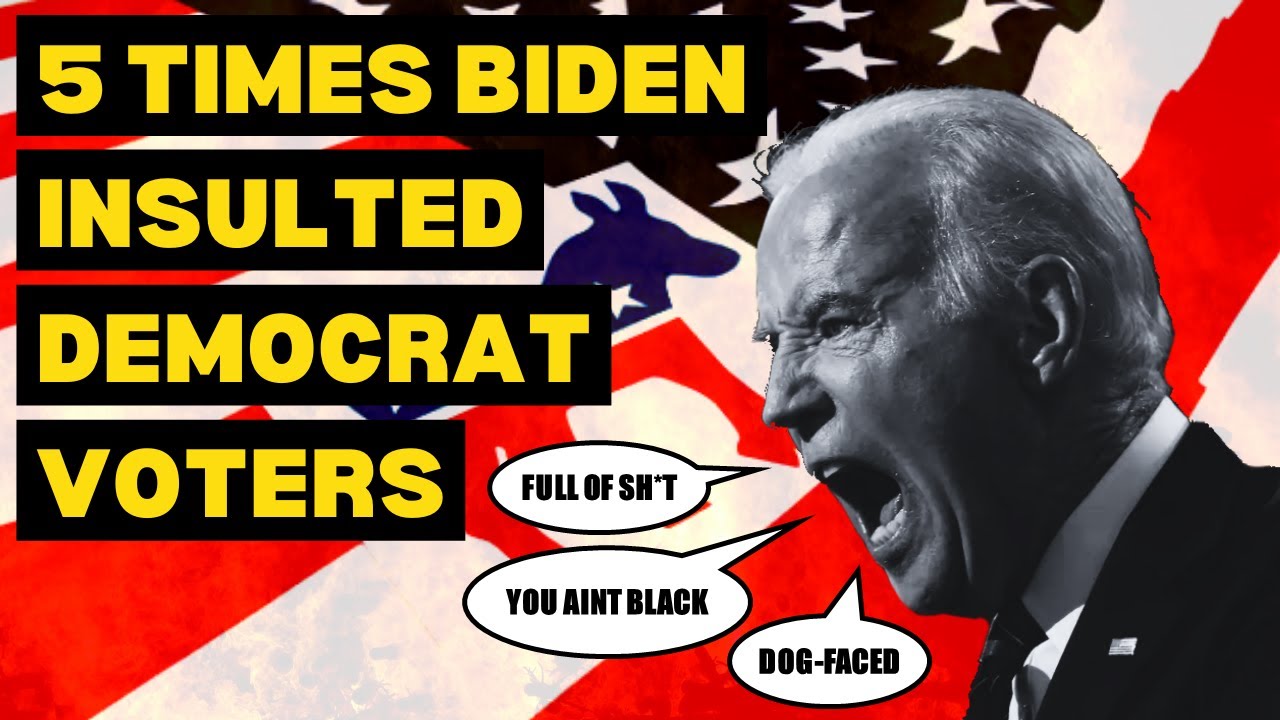 TOP 5 times Joe Biden INSULTED Democrat Voters