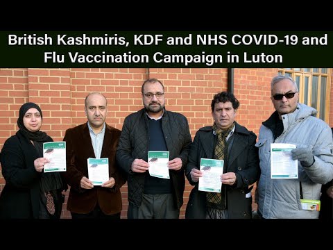 British Kashmiris, KDF and NHS COVID-19 and Flu Vaccination Campaign in Luton