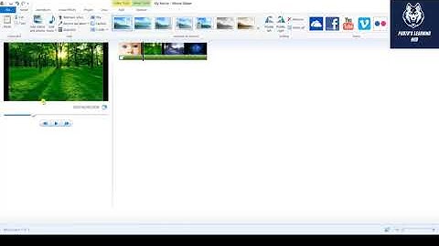 How to add visual effects in windows movie maker