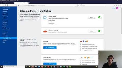 Setting the option for in-store pickup / collection in Fasthosts eCommerce Website Builder (2021)