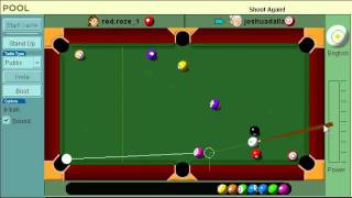 Winning with Yahoo Pool Aimer Cheat #pool #yahoo #cheat