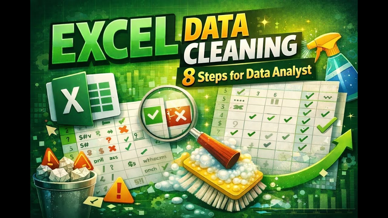 Data Cleaning in Excel for Business Analytics (Step-by-Step Tutorial)”