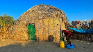 Africa traditional village life