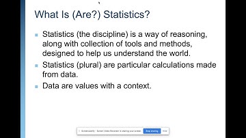 AP Stat Ch 1 Introduction to Statistics 2021