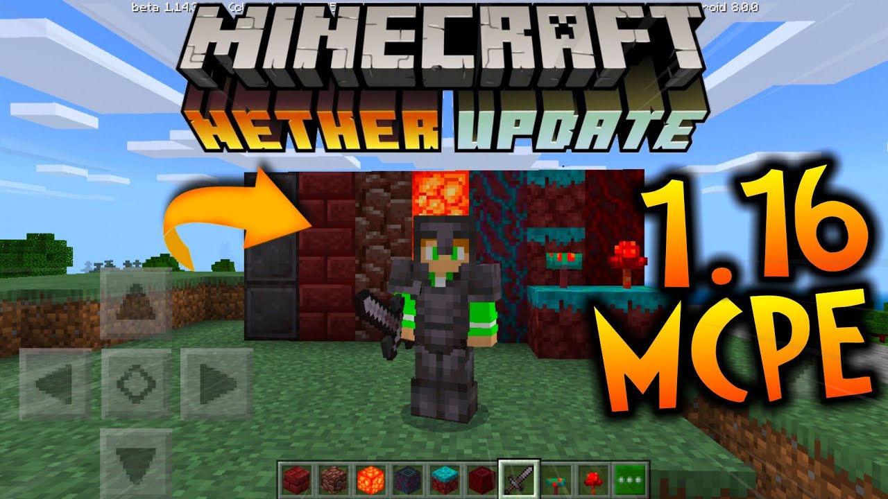 ADDON NETHER UPDATE PARA MINECRAFT PE! COMO TER ITENS DA VERSÃO 1.16 NO ...