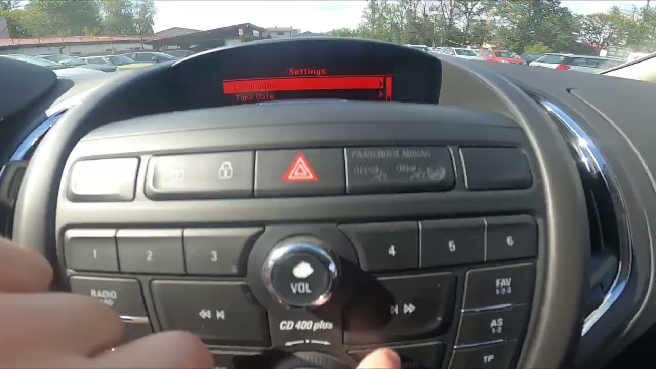 How to Enable or Disable Auto Door Lock in Opel Zafira C ( 2011 2019