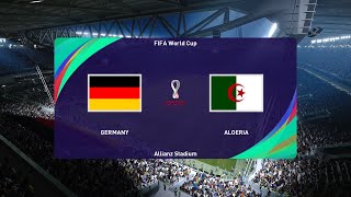 مباراة الجزائر ضد  المانيا l  تصفيات كاس العالم l  2024 تعليق عربي l مباراة كامله  PES l