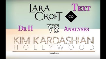 Lara Croft Go Vs Kim Kardashian Hollywood - Text