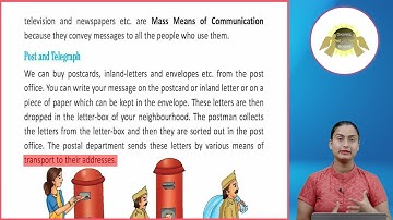 Ch 13 | Gabriel Books | SST | Class 2 | Means of Communication | For children