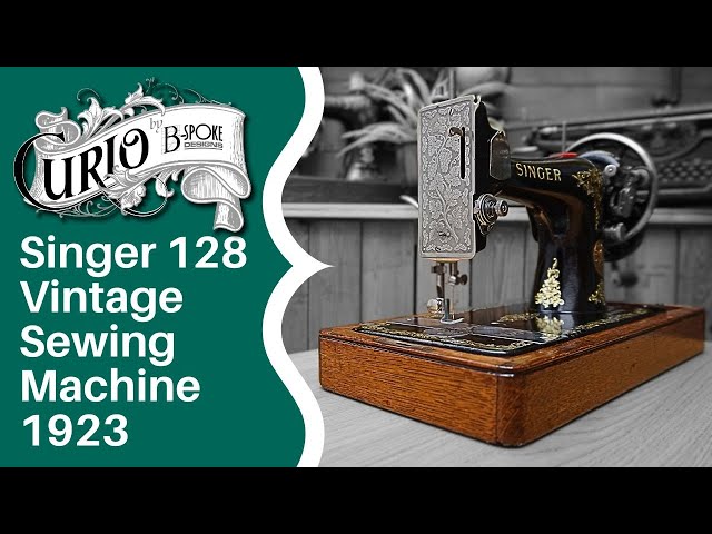 1923 Singer 128k Vintage Sewing Machine - YouTube