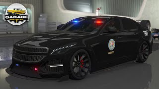 Unmarked Police Albany V-STR Customization (Cadillac CTS-V Police) - GTA 5 Online