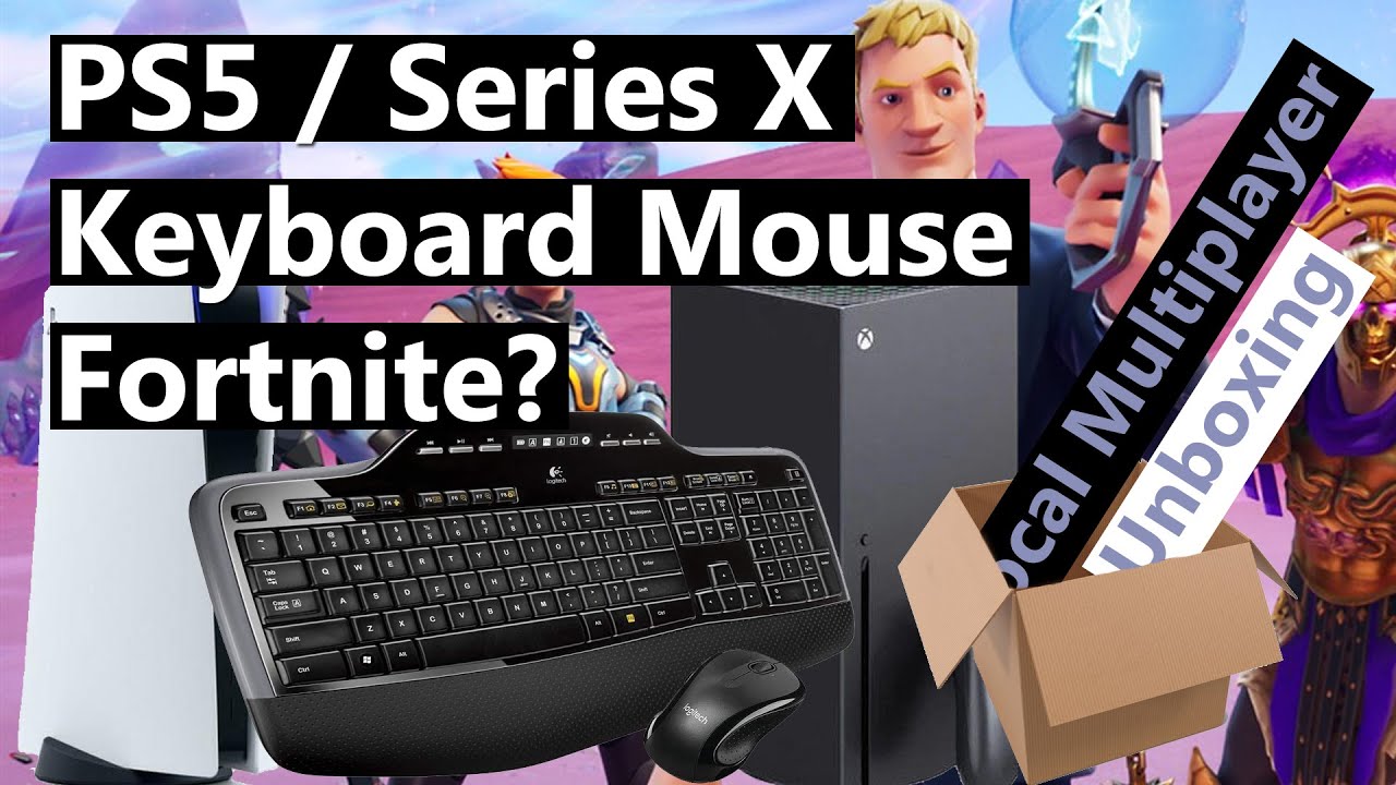 Ps5 Logitech Keyboard Mouse For Fortnite Mk735 Works On Series X As Well Unboxing Youtube