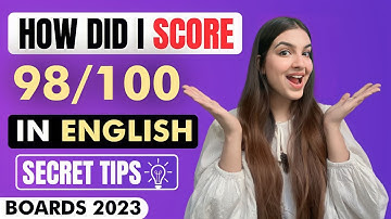 How i scored 98/100 in ENGLISH board exam? 😱 Last Days Strategy | Class 12, Class 10 #cbse #class12