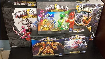 Unboxing Power Rangers: Heroes of the Grid by Renegade Game Studios!