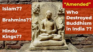 'Amended' : Top 10 Reasons for Decline of Buddhism in India