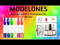 @modelonesofficial Neon gel polish set swatch review/ A must have for nail art/ Gel polish nails