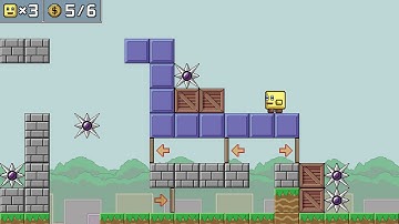 Basic platformer for Vircon32: Gameplay test