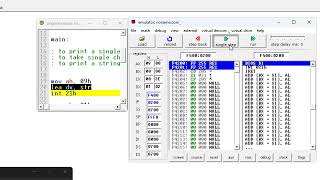 8086 Assembly Language Tutorial #4 | Printing Strings with INT 21h Function 09h