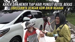 KAKEK DAN NENEK TIAP HARI PUNGUT BOTOL BEKAS | OBROLANNYA DENGAN KDM BIKIN NGAKAK