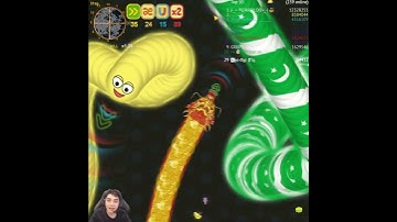 Rồng Vàng đánh bại con RẮN đứng đầu | Wormate | răn săn mồi