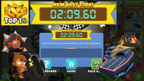 BTD6 Race Strategy Top 100 Strat 2:09 (Dr.Monkey