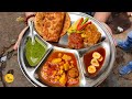 Parathe Wali Gali Famous Papad Paratha & Banana Paratha Rs. 70/- l Chandni Chowk Street Food