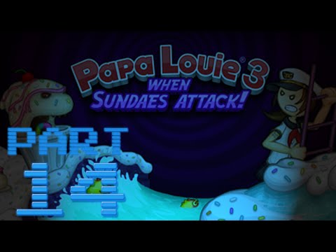 Papa Louie 3 When Sundaes Attack Part 14 - Those 3 Warp Keys 