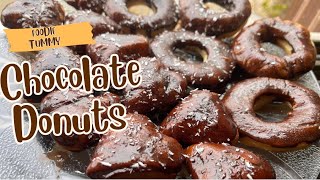 Chocolate donuts tasty recipe easy donuts | Foodie Tummy