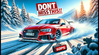 Audi Quattro Снежная Компиляция 2: Не Пропустите! (60FPS)